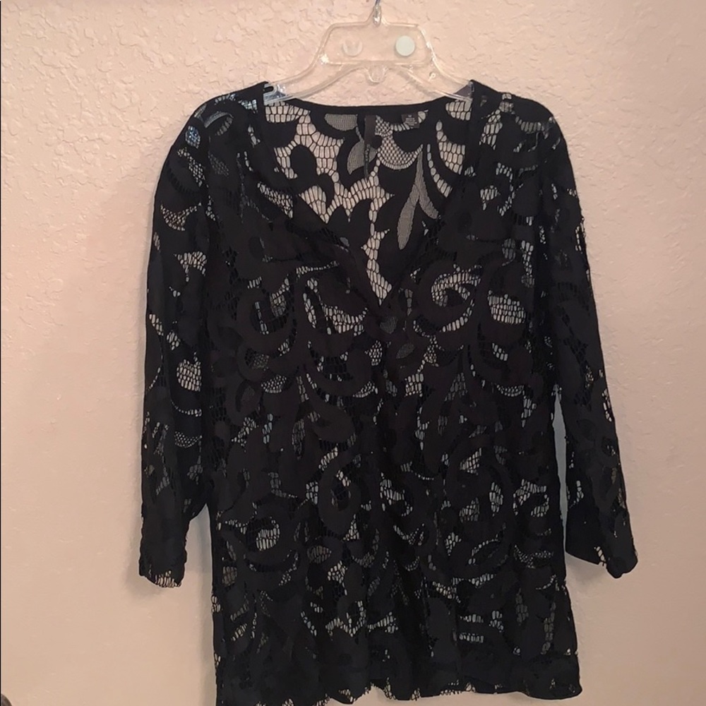 Beautiful black lace top